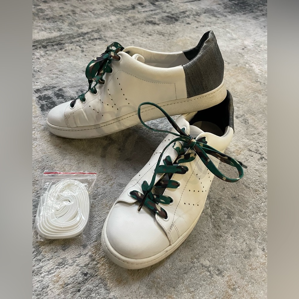 Vince White Leather Sneakers Women’s size 9